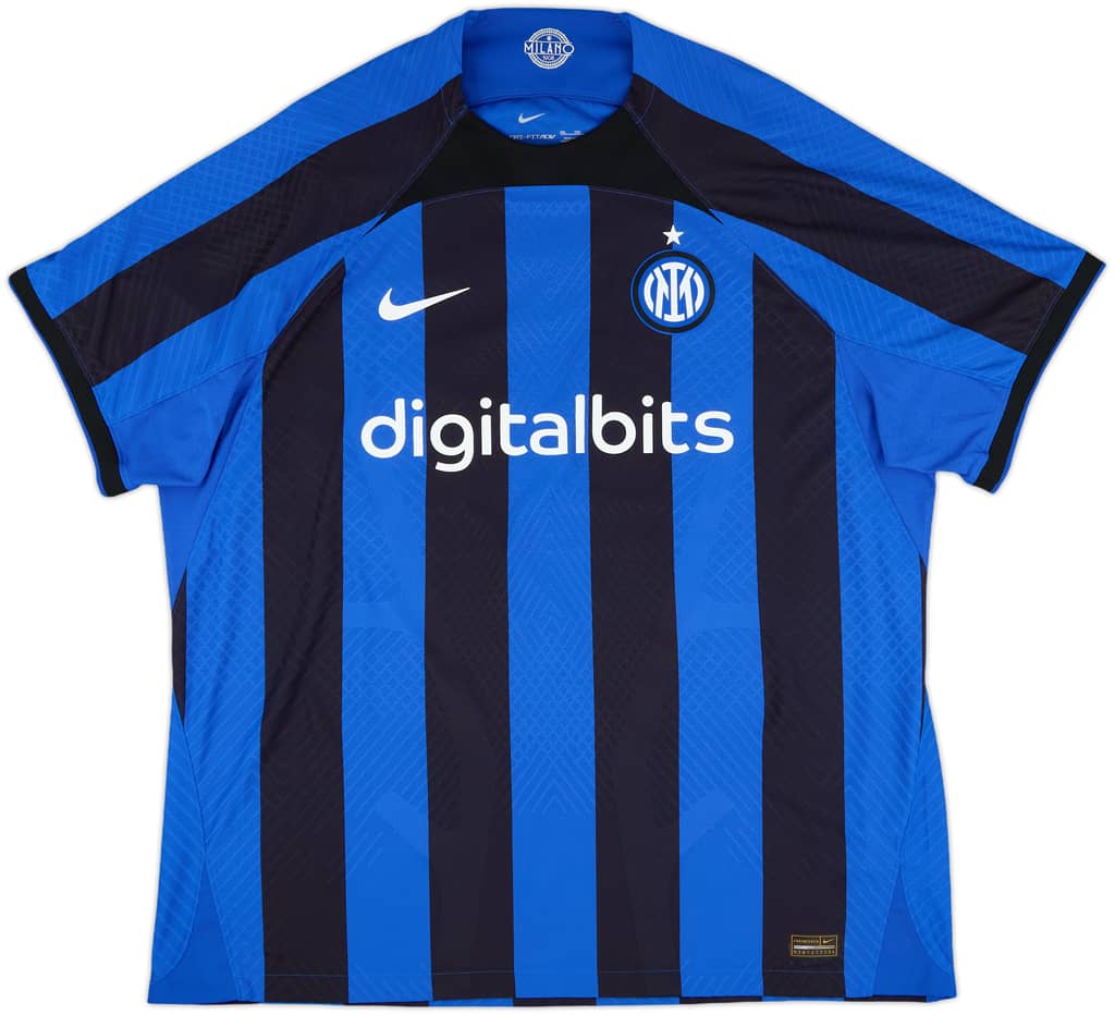 2022-23 Inter Milan Authentic Home Shirt - 8/10 - (XXL)