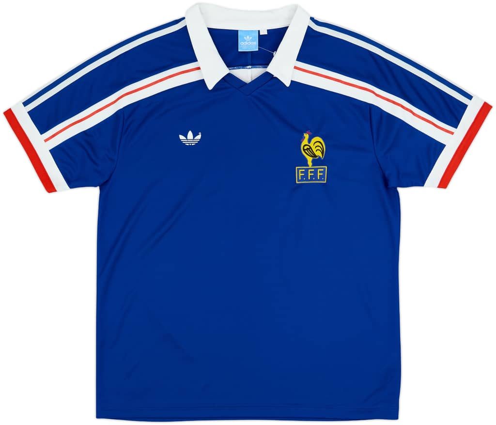 2010 France adidas Original 1986 Retro Shirt - 9/10 - (L)