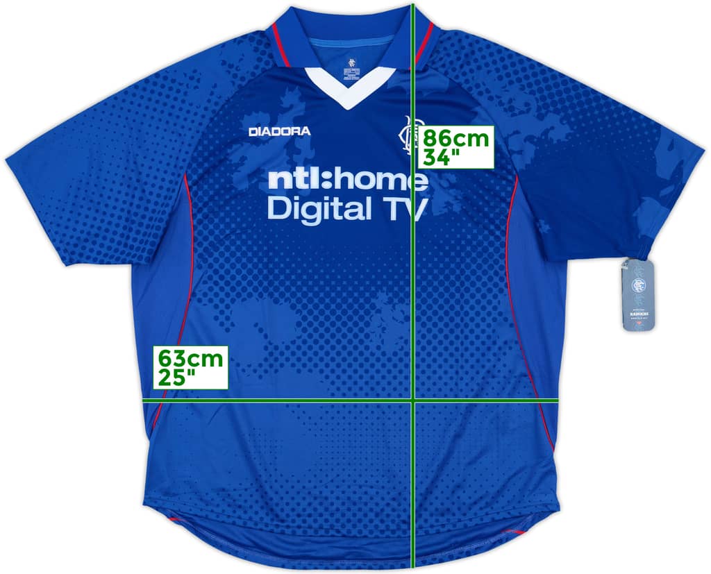 2002-03 Rangers Home Shirt (XXL)