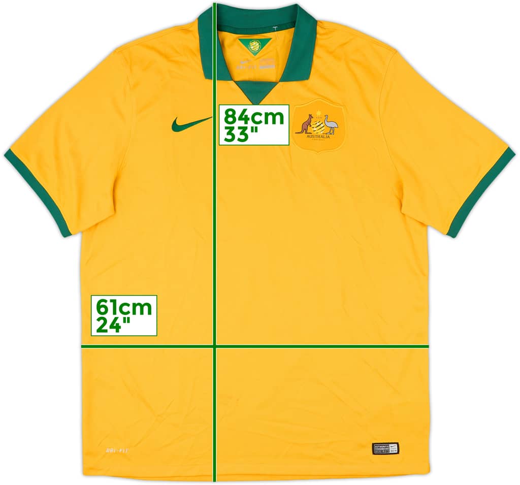2014-15 Australia Home Shirt - 7/10 - (XL)