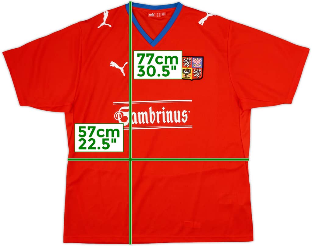 2008-09 Czech Republic Basic Home Shirt - 10/10 - (XL)