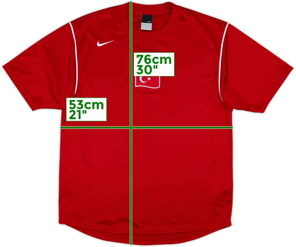 2004-06 Turkey Nike Training Shirt - 8/10 - (M)
