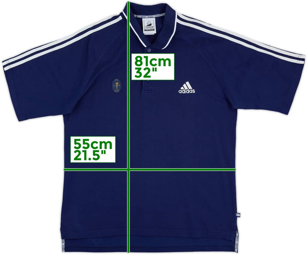 1998 Coupe du Monde adidas Polo Shirt - 9/10 - (L)