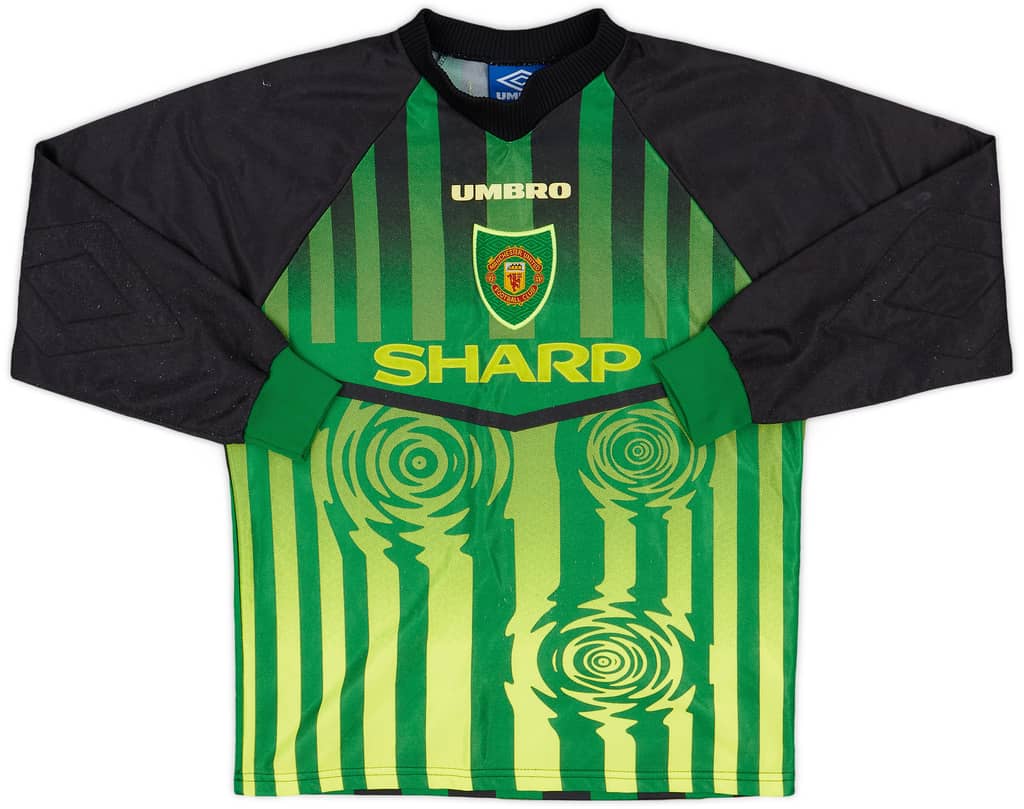 1997-98 Manchester United GK Shirt - 7/10 - (L.Boys)