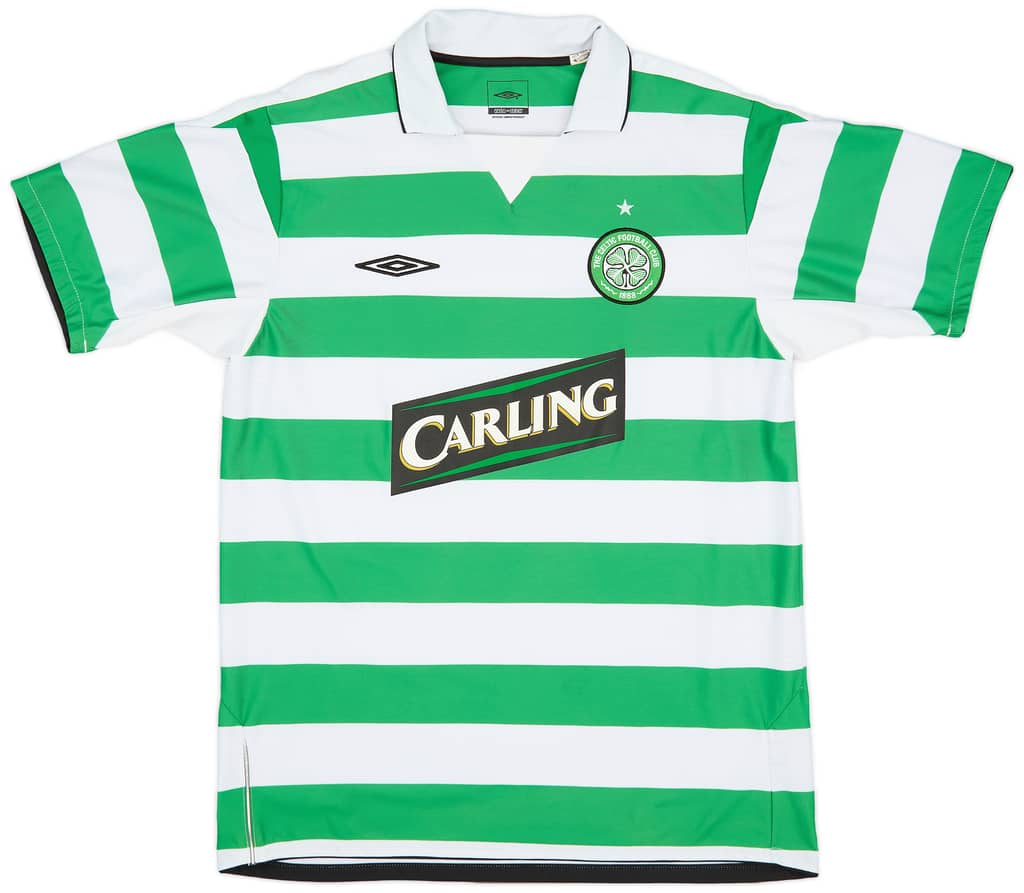 2004-05 Celtic Home Shirt Petrov #19 - 8/10 - (L)