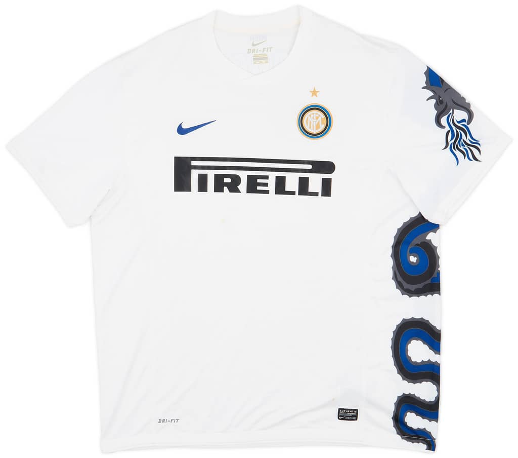 2010-11 Inter Milan Away Shirt Zanetti #4 - 6/10 - (XXL)