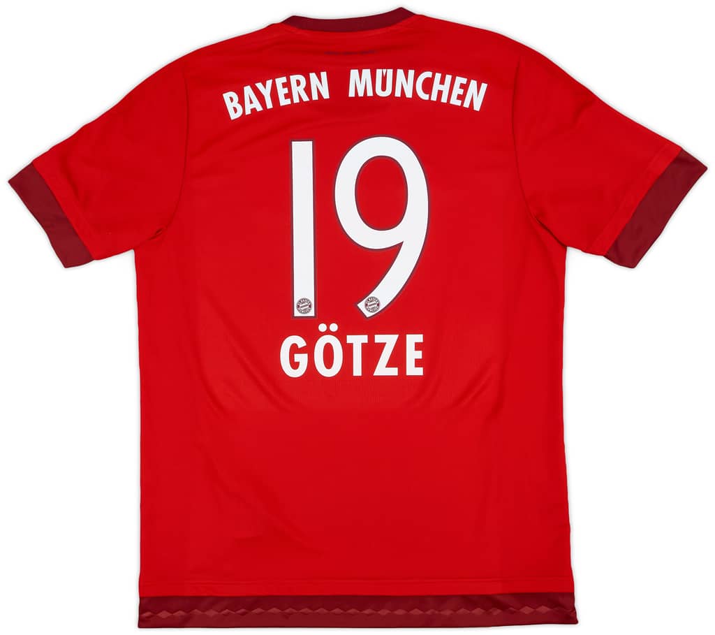 2015-16 Bayern Munich Home Shirt Gotze #19 - 8/10 - (L)
