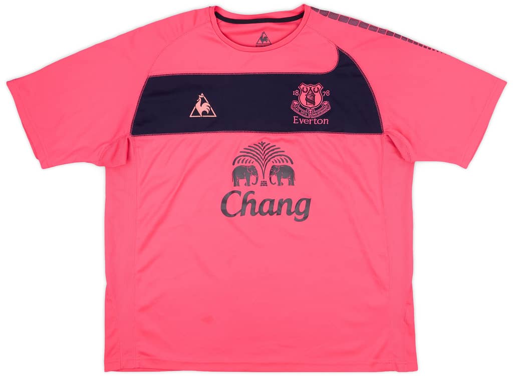 2010-11 Everton Away Shirt Baines #3 - 9/10 - (XXL)