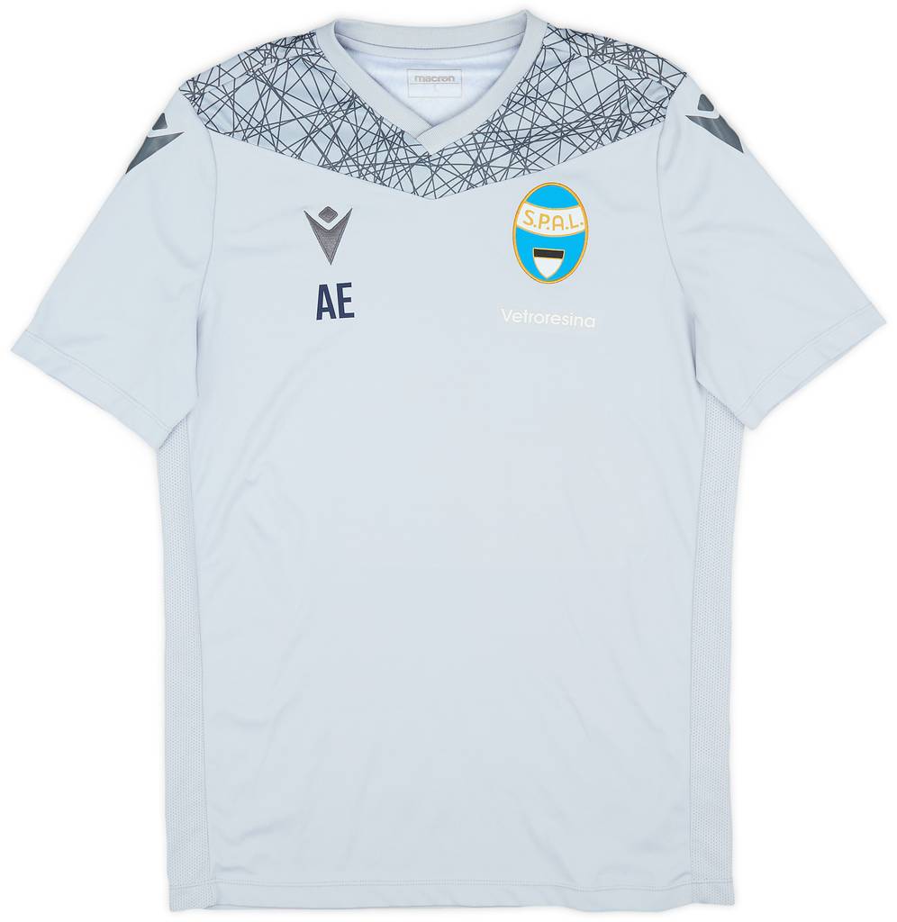 2020-21 SPAL Staff Issue Macron Training Shirt AE - 8/10 - (L)