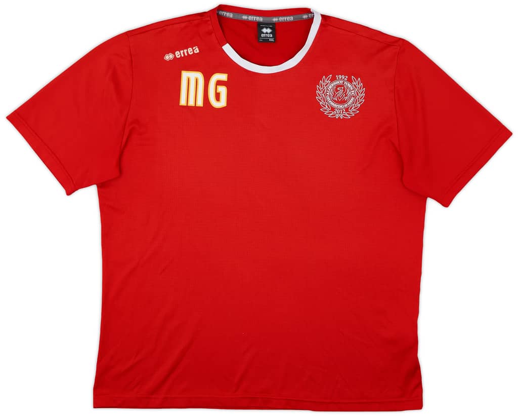 2011-12 Aldershot Staff Issue Errea Training Shirt MG - 8/10 - (XXL)