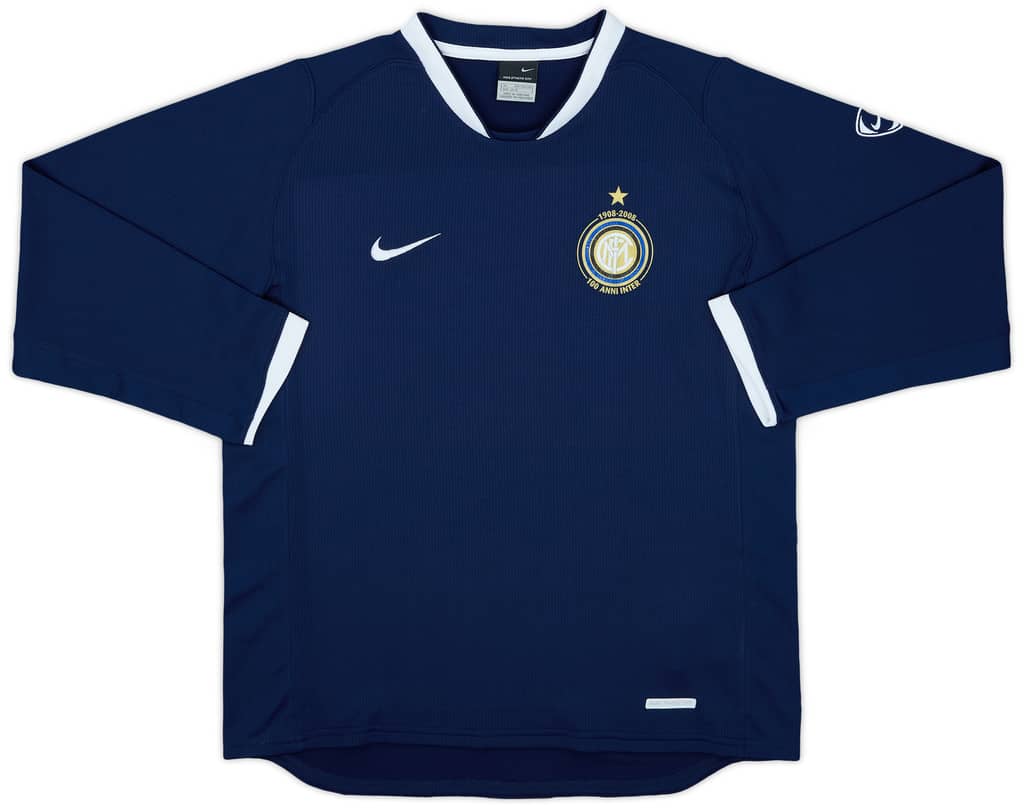 2006-07 Inter Milan Nike Training L/S Shirt - 6/10 - (XL.Boys)