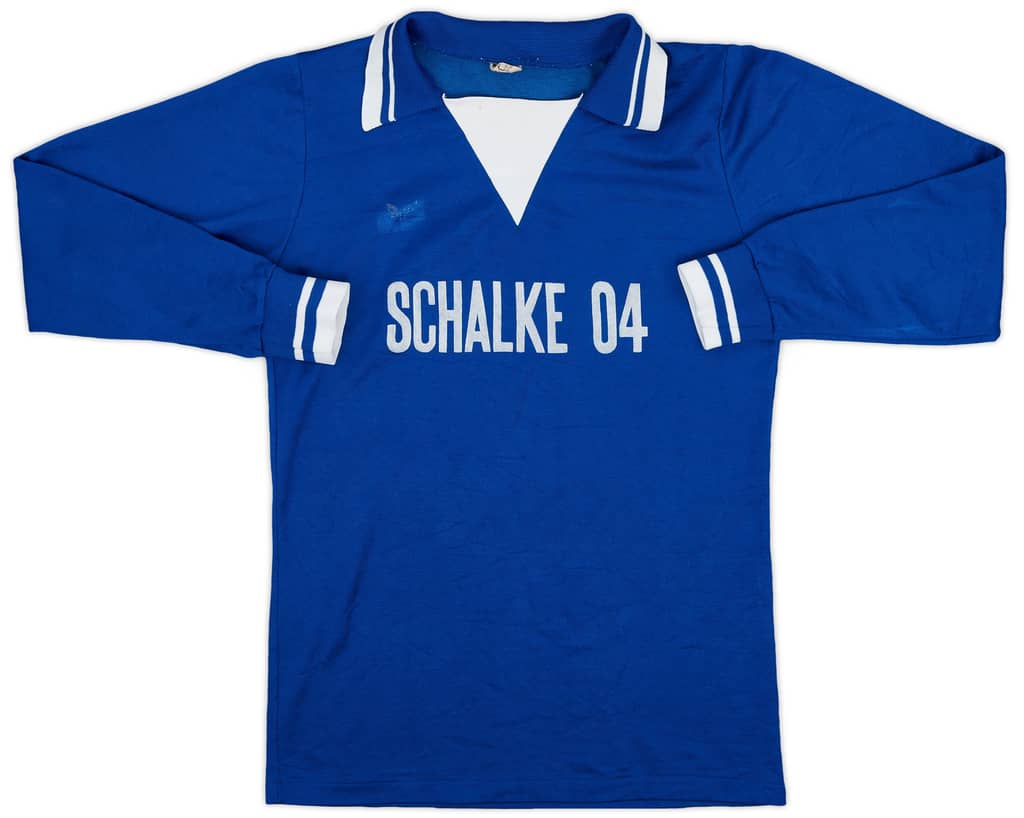 1977-78 Schalke Home L/S Shirt - 6/10 - (M)