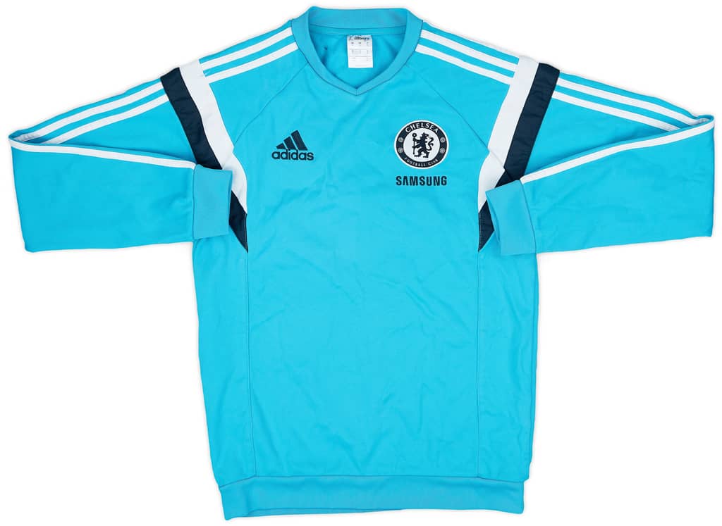 2014-15 Chelsea adidas Sweat Top - 9/10 - (S)