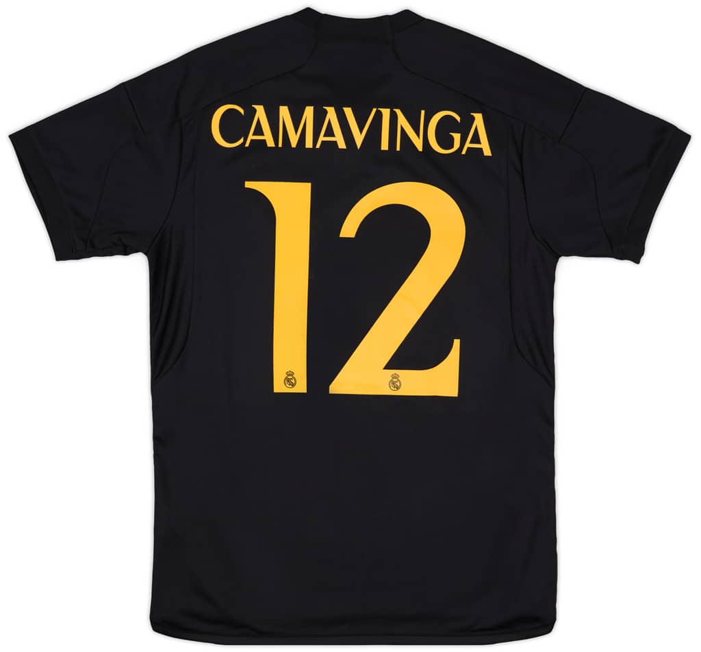 2023-24 Real Madrid Away Shirt Camavinga #12 - 9/10 -(M)