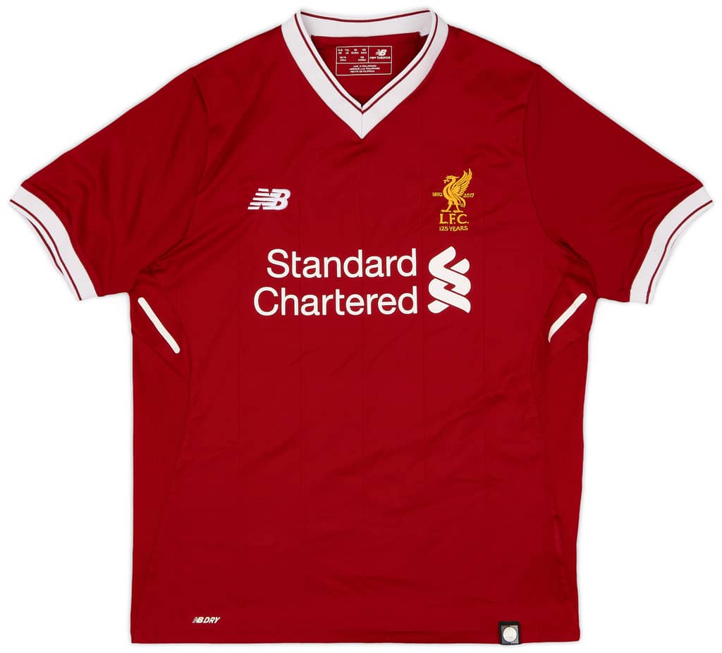 2017-18 Liverpool 125 Years Home Shirt - 5/10 - (XL.Boys)