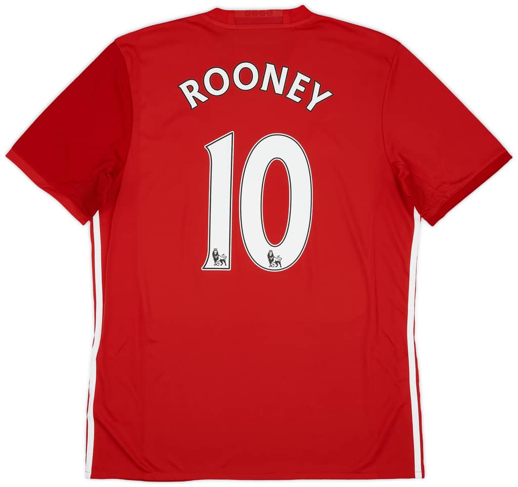 2016-17 Manchester United Home Shirt Rooney #10 (L)