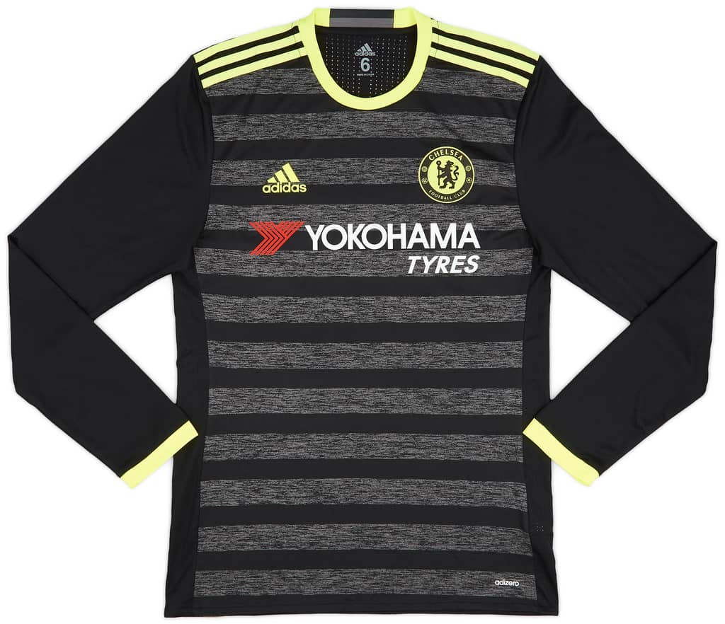 2016-17 Chelsea Match Issue EFL Cup Away L/S Shirt Hazard #10