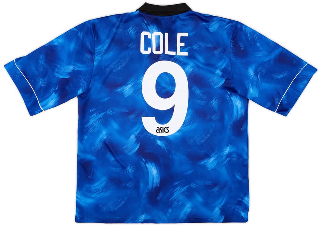 1993-95 Newcastle Away Shirt Cole #9 - 9/10 - (XL)