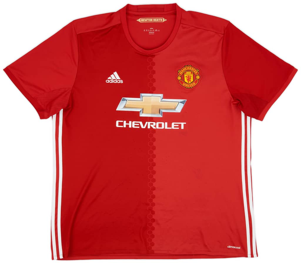2016-17 Manchester United Home Shirt - 5/10 - (XXL)