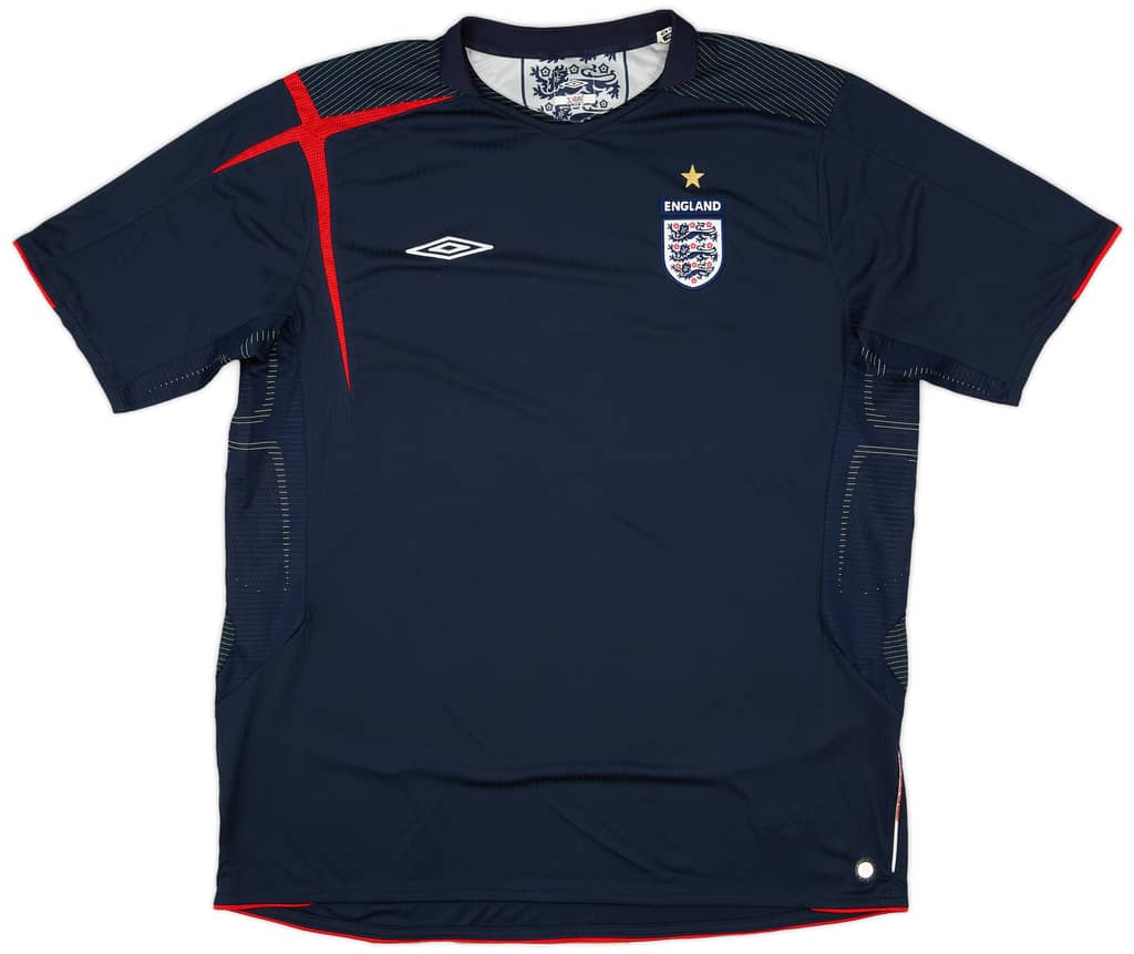 2005-06 England GK S/S Shirt - 10/10 - (XXL)