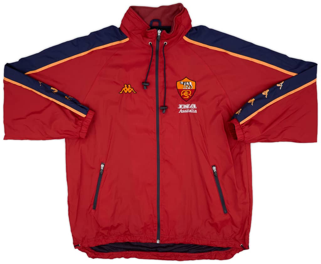 2001-02 Roma Kappa Hooded Rain Jacket - 7/10 - (XXL)