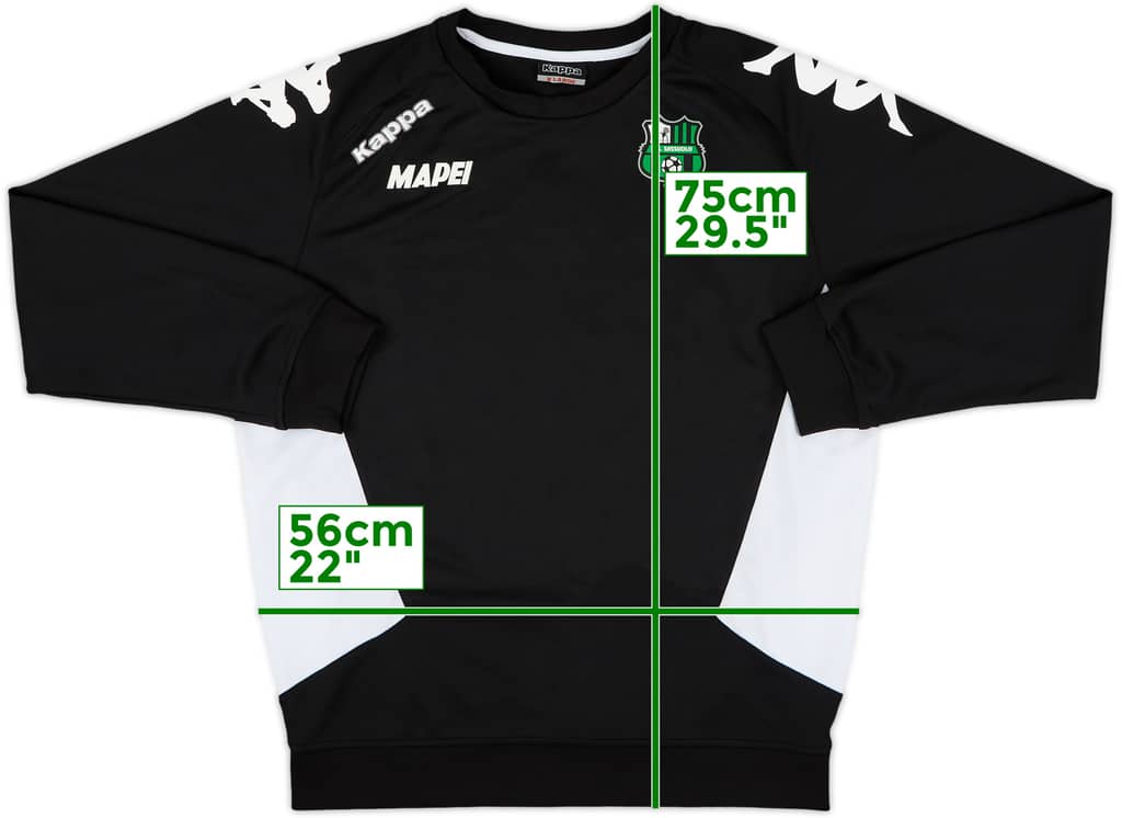 2019-20 Sassuolo Kappa Sweat Top - 8/10 - (XL)