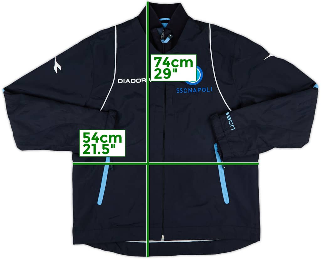 2006-08 Napoli Diadora Track Jacket - 8/10 - (XS)