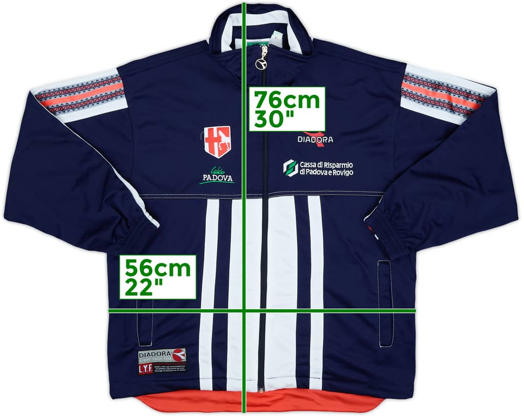 1997-98 Padova Diadora Track Jacket - 8/10 - (S)
