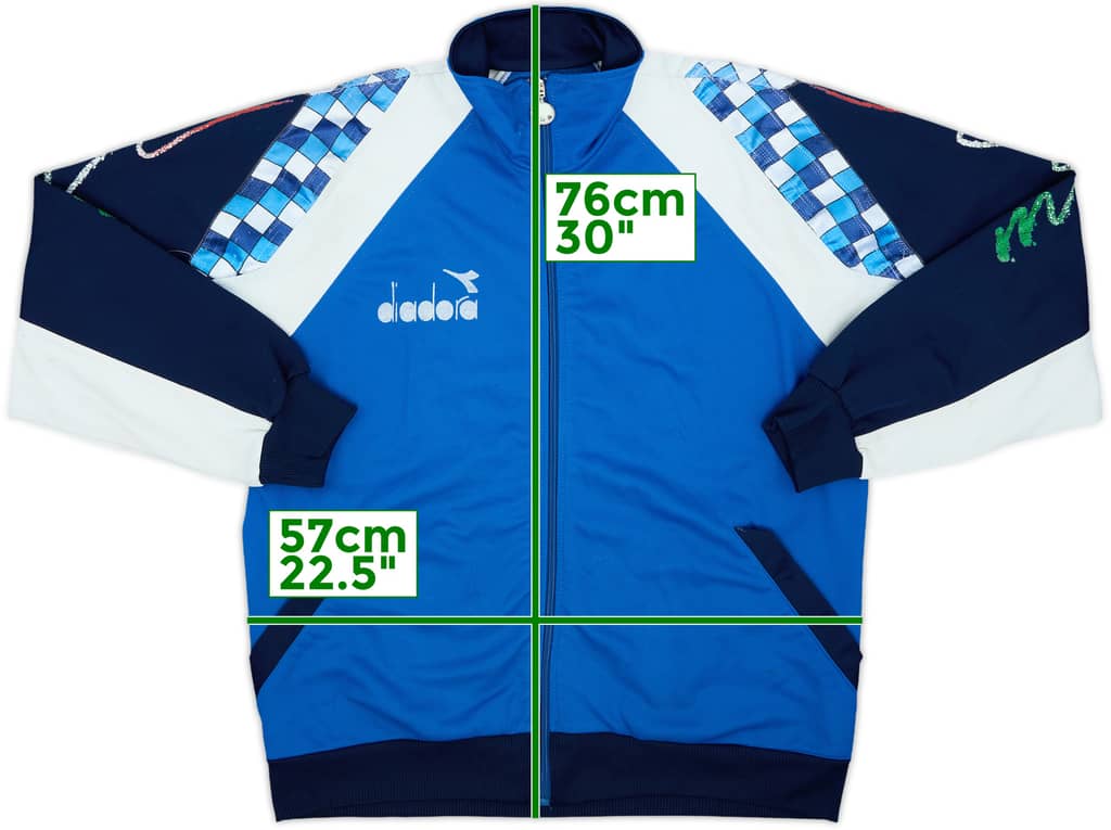 1990 Italy Diadora Track Jacket - 3/10 - (XL)