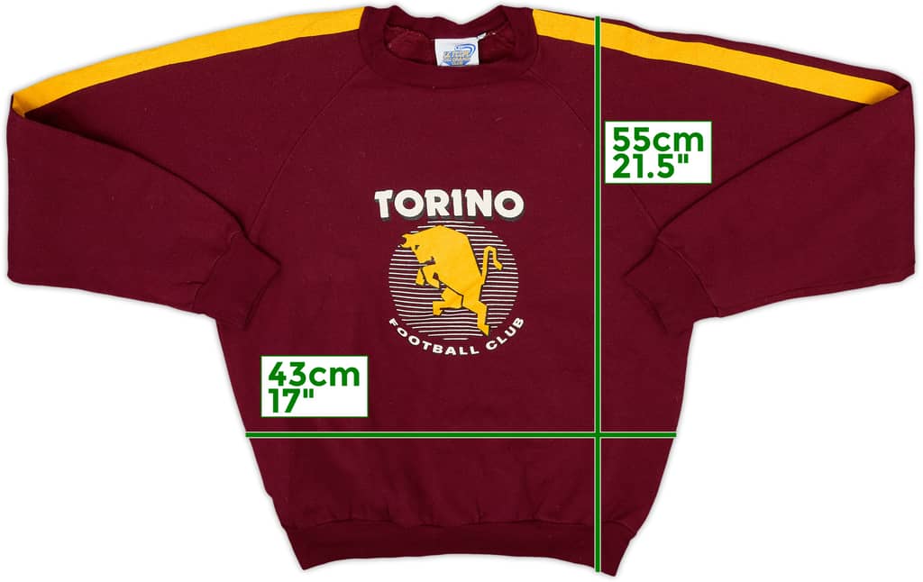 1990-91 Torino Le Felpe Dei Grande Sweat Top - 6/10 - (S)