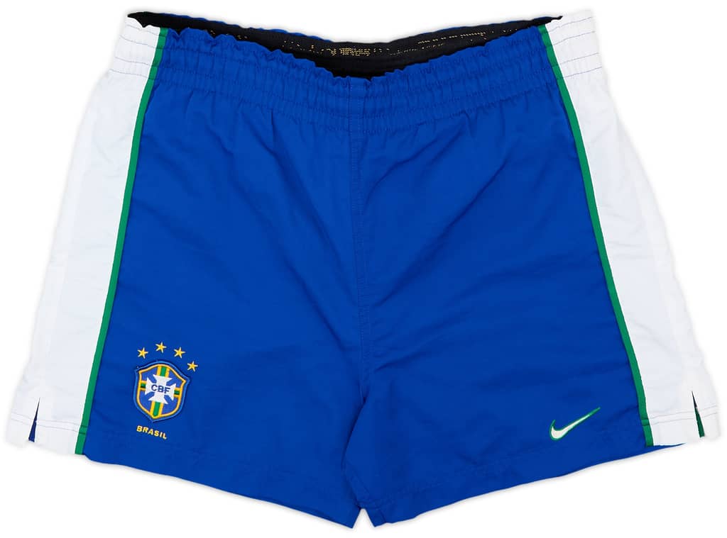 1998-00 Brazil Home Shorts - 5/10 - (S)