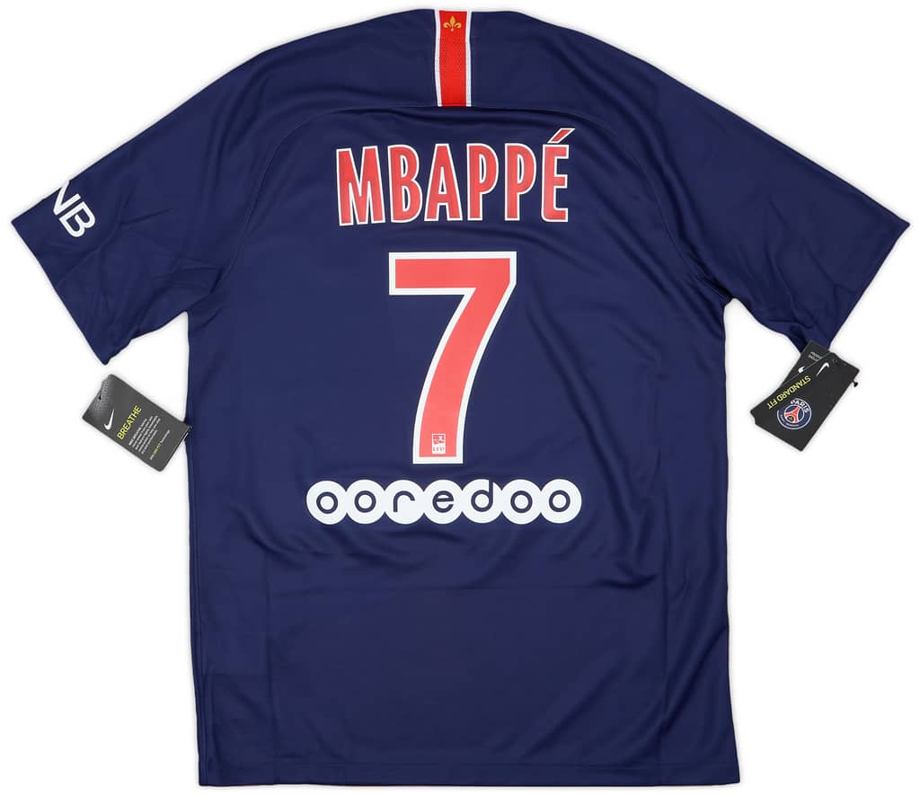 2018-19 Paris Saint-Germain Home Shirt Mbappe #7 (M)