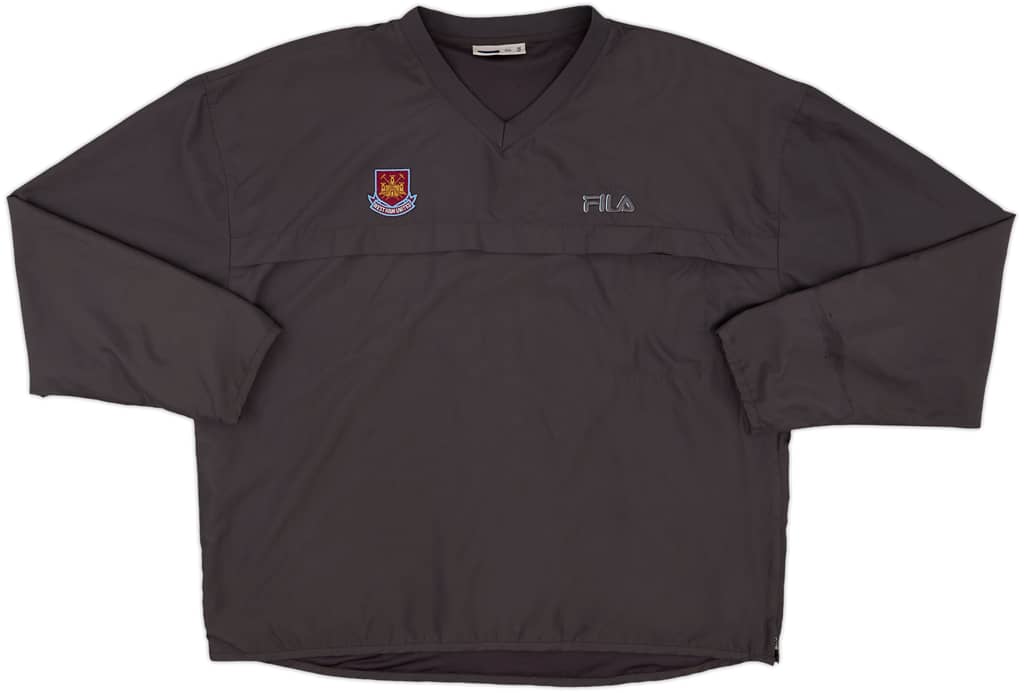 1999-01 West Ham Fila Drill Top - 8/10 - (XXL)