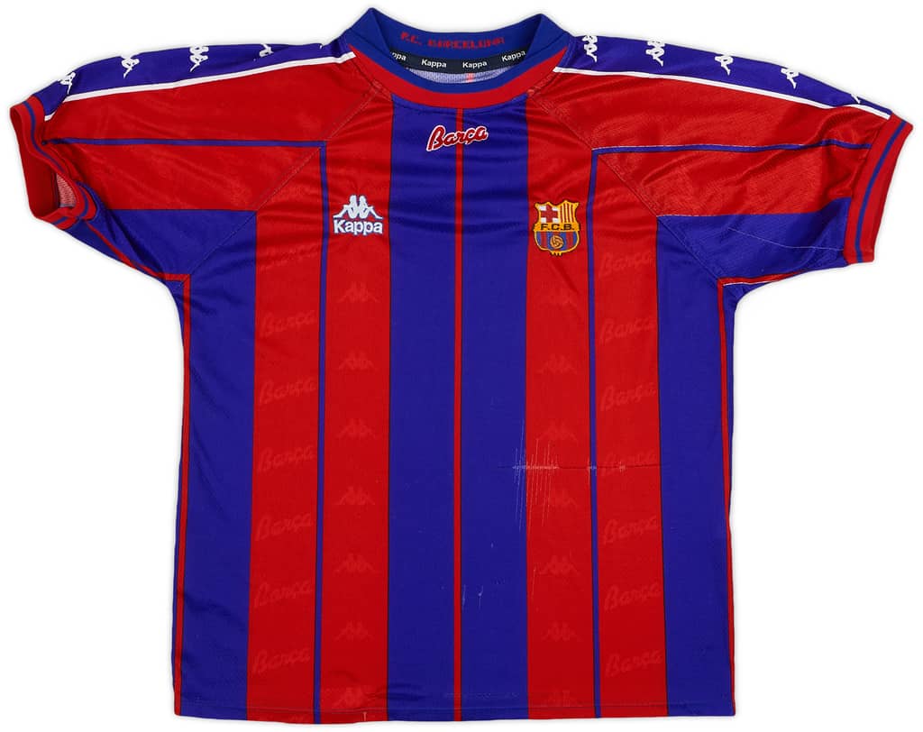 1997-98 Barcelona Home Shirt - 7/10 - (L)