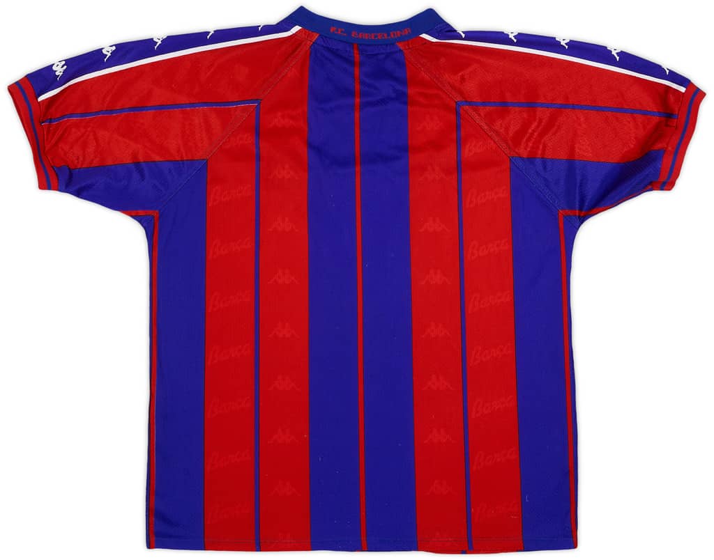 1997-98 Barcelona Home Shirt - 7/10 - (L)