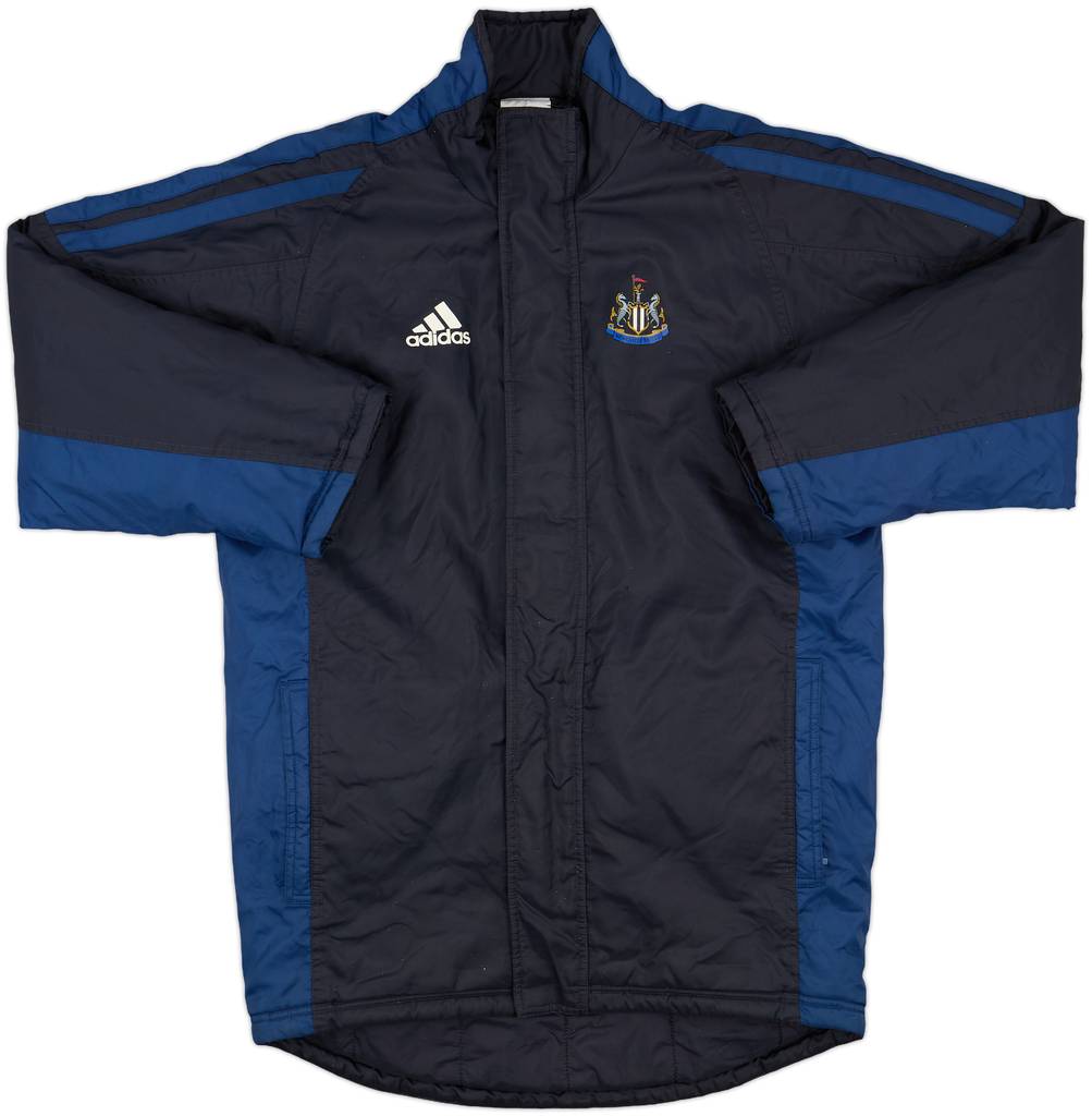 2001-02 Newcastle adidas Padded Bench Coat - 8/10 - (S)
