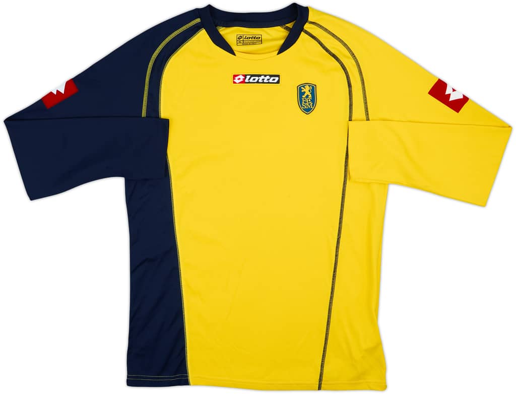 2005-06 Sochaux Home L/S Shirt - 10/10 - (XL)