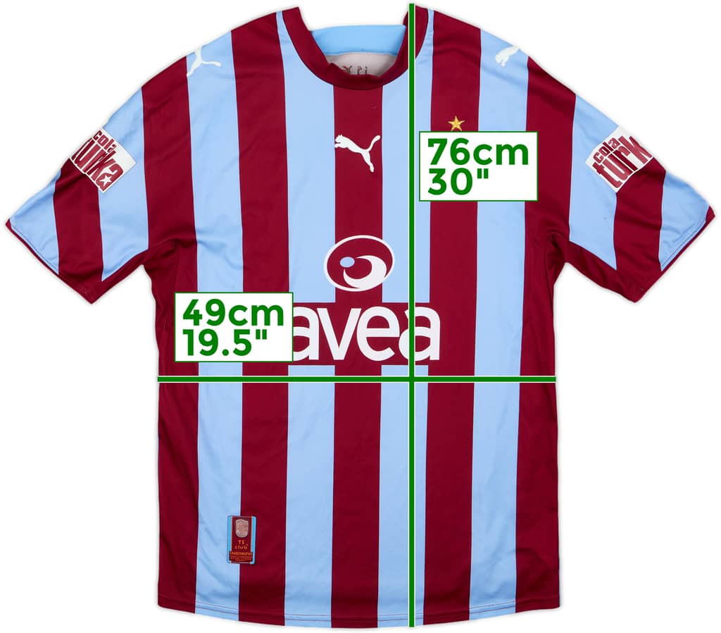 2006-07 Trabzonspor European Home Shirt - 8/10 - (L)