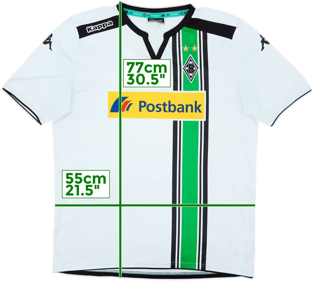 2015-16 Borussia Monchengladbach Home Shirt - 7/10 - (XL)