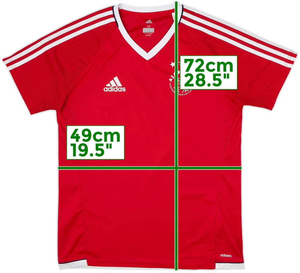 2017-18 Ajax adizero Training Shirt - 8/10 - (M)