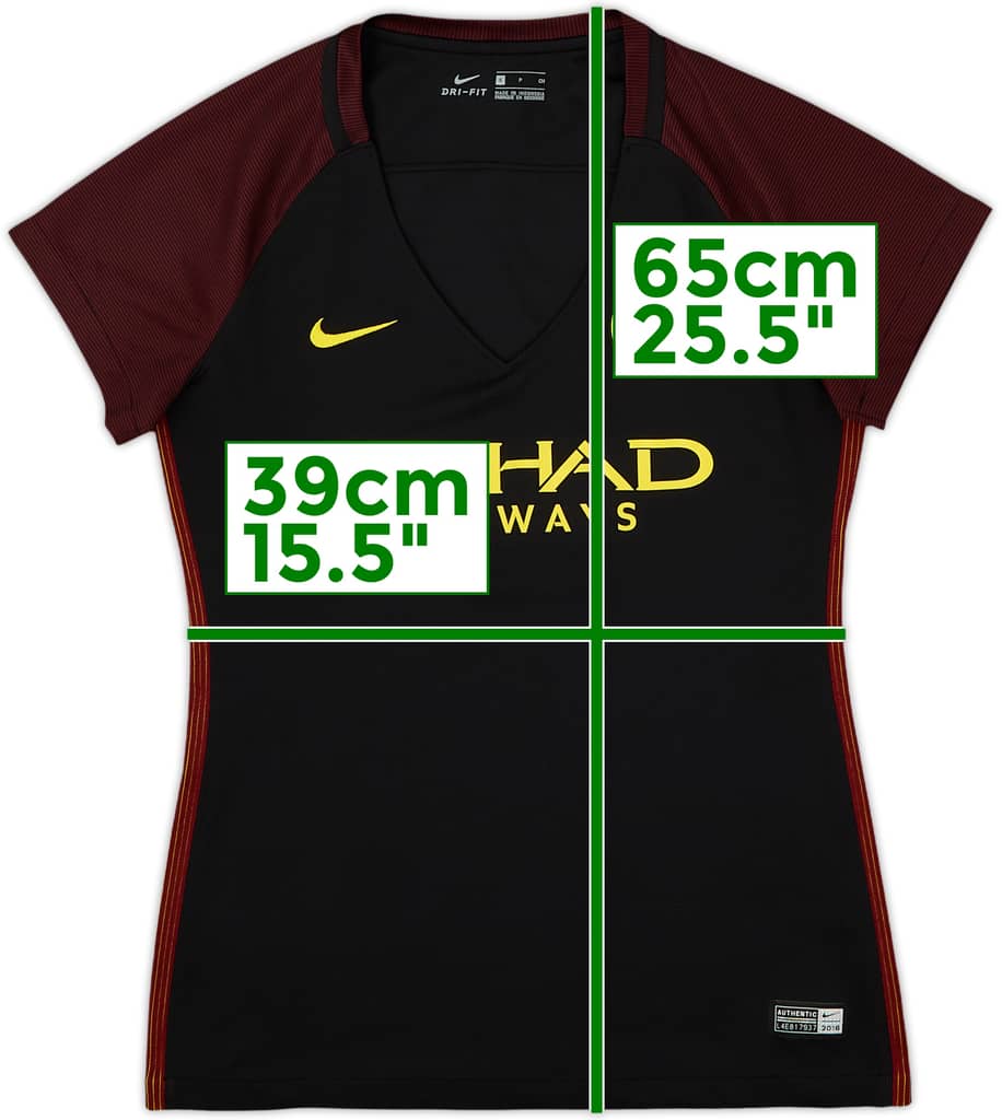 2016-17 Manchester City Away Shirt - 8/10 - (Women's S)