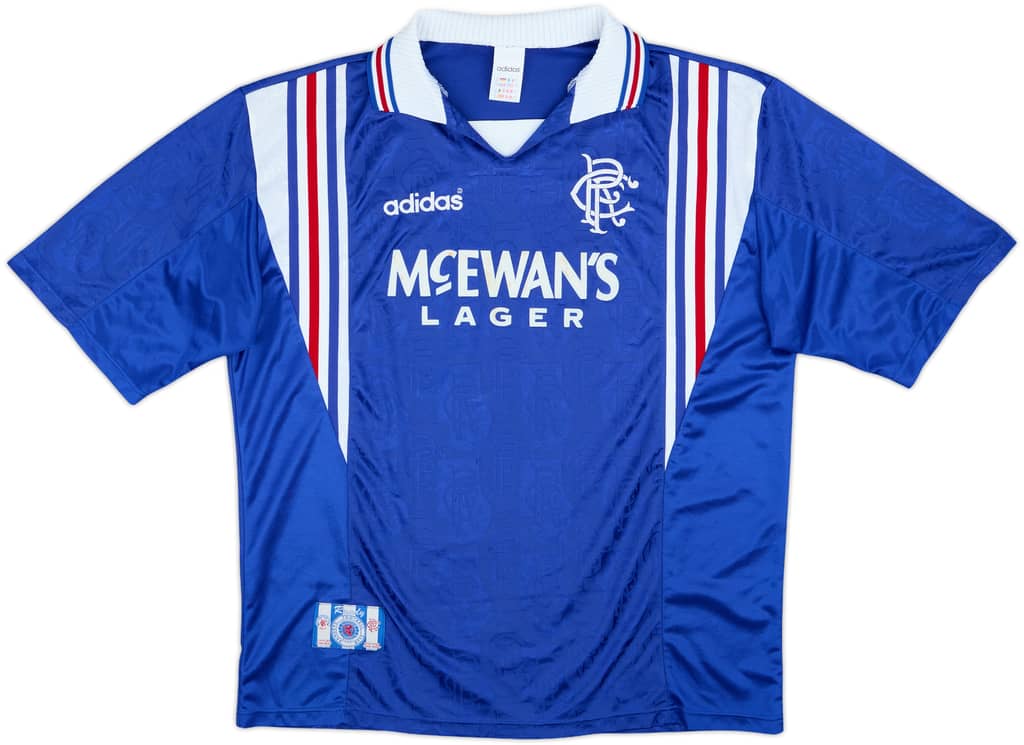 1996-97 Rangers Home Shirt - 8/10 - (XL)