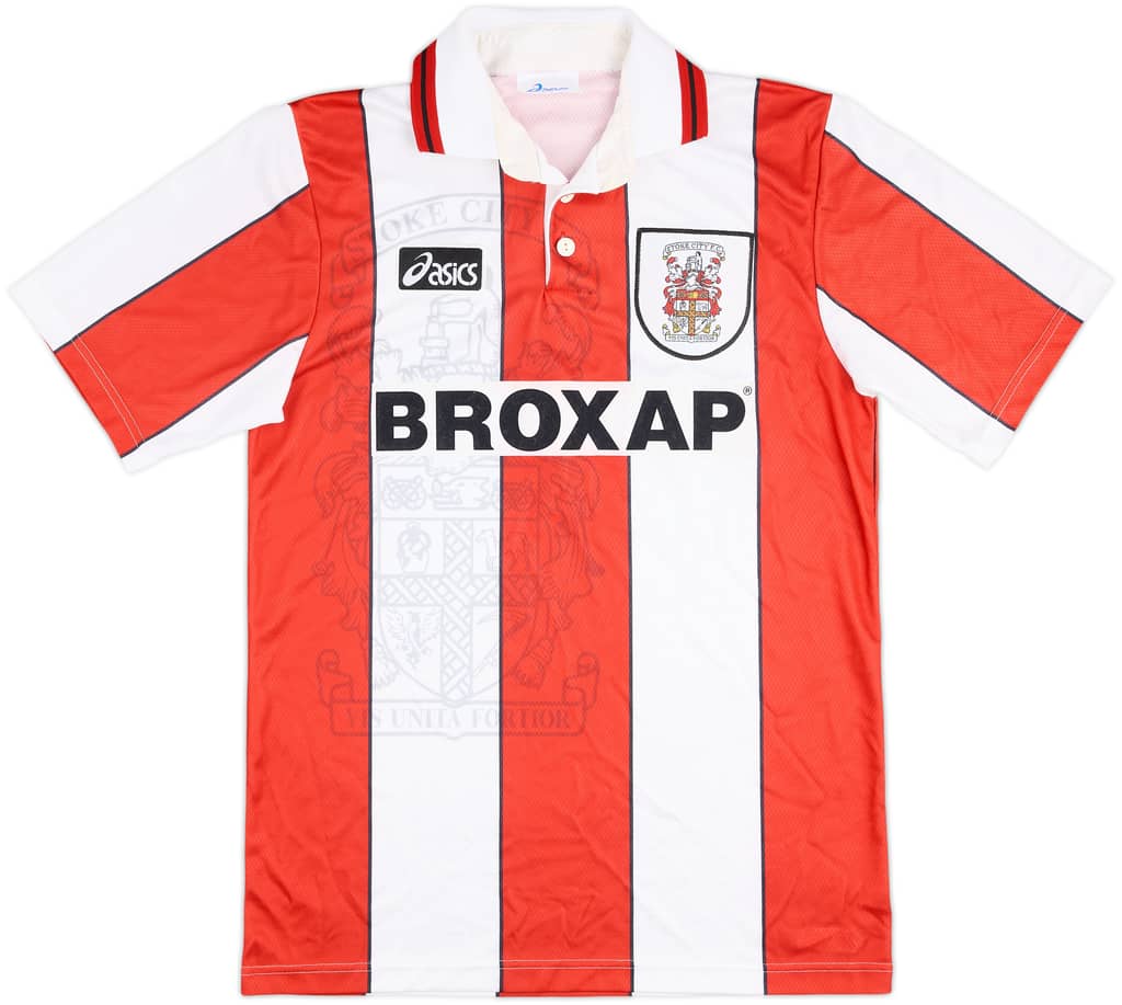 1995-96 Stoke City Home Shirt - 8/10 - (M)