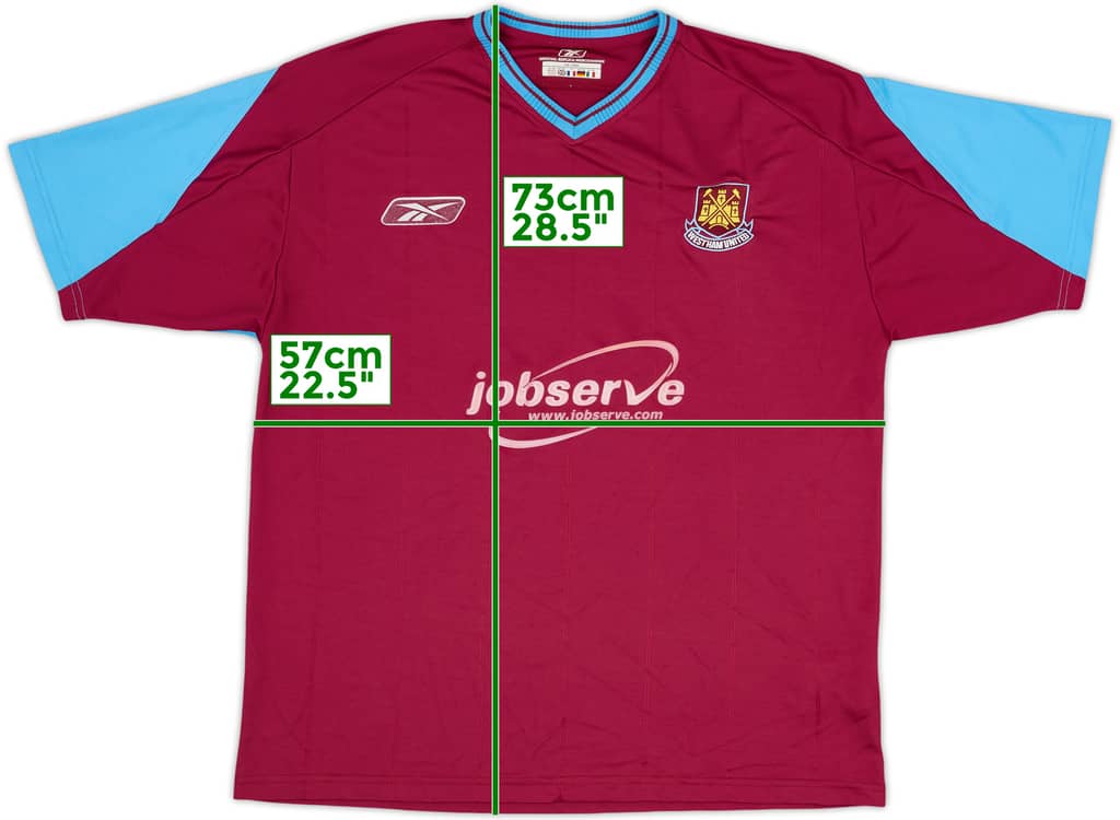 2003-05 West Ham Home Shirt - 6/10 - (L)