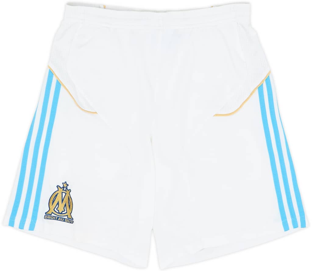 2011-12 Olympique Marseille Home Shorts - 6/10 - (14-15 Years)