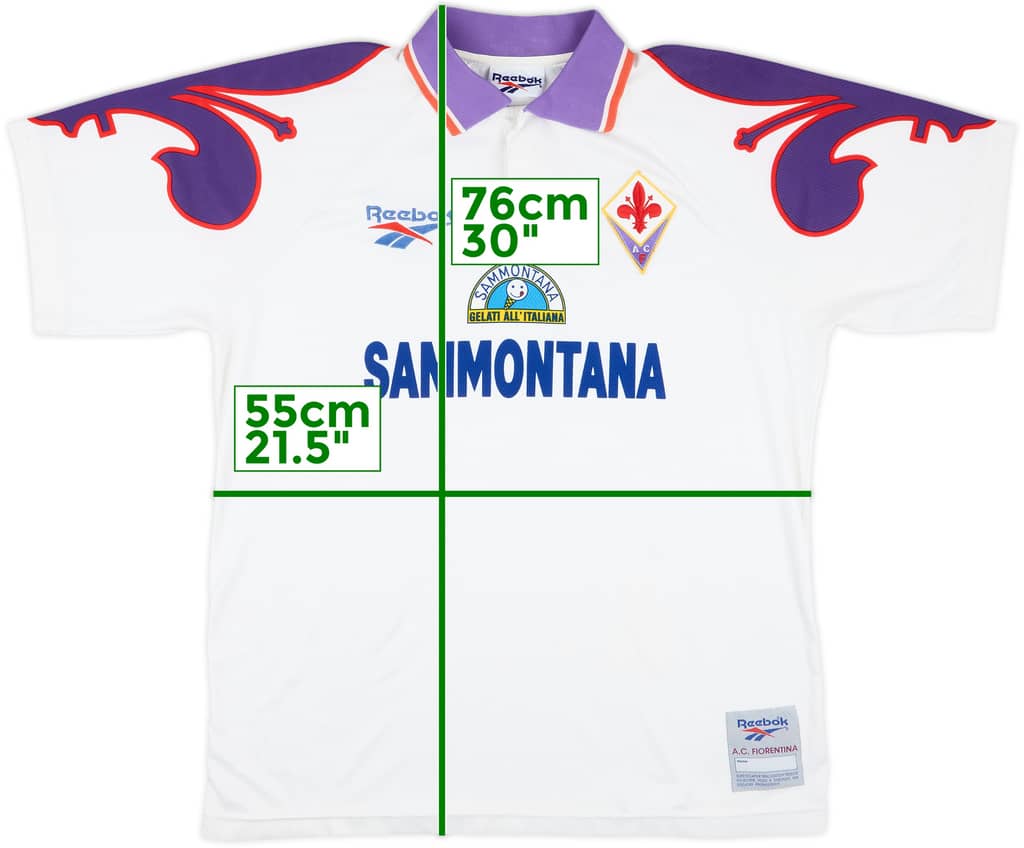 1995-96 Fiorentina Away Shirt - 6/10 - (XL)