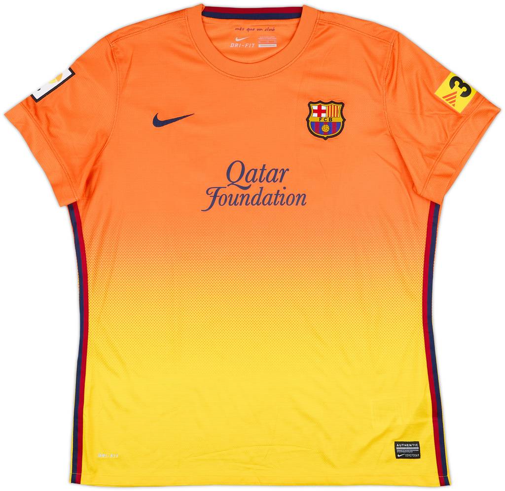 2012-13 Barcelona Away Shirt Messi #10 - 10/10 - (Women's XL)
