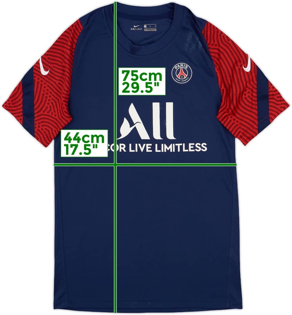 2020-21 Paris Saint-Germain Nike Training Shirt - 5/10 - (S)