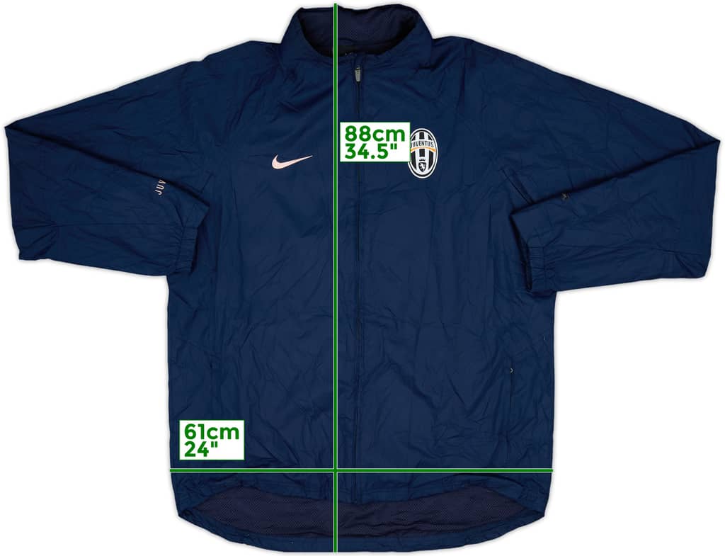 2004-05 Juventus Nike Hooded Rain Jacket - 8/10 - (L)
