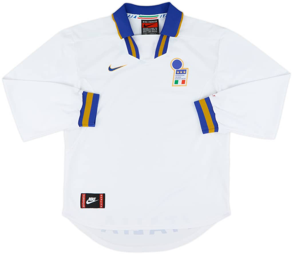 1996-97 Italy Away L/S Shirt - 9/10 - (S)